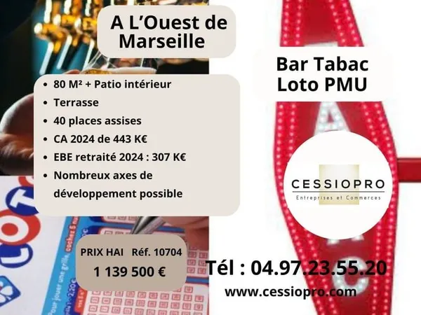 Café bar 80 m²
