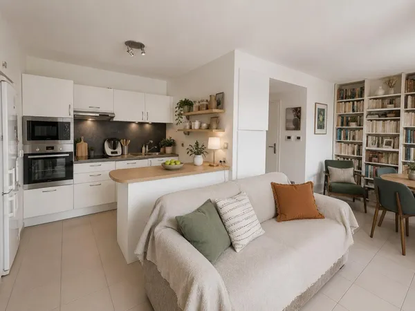 Appartement T3 avec terrasse, en résidence séniors