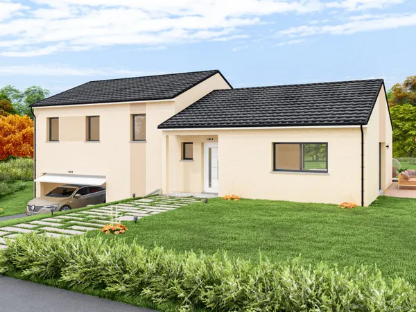 Terrain + maison 126 m²
