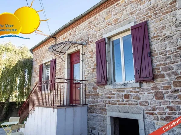 Maison pierres avec grange