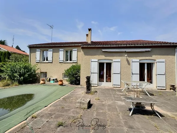 LAMEILHÉ - MAISON SUR DEMI SOUS-SOL AVEC PISCINE