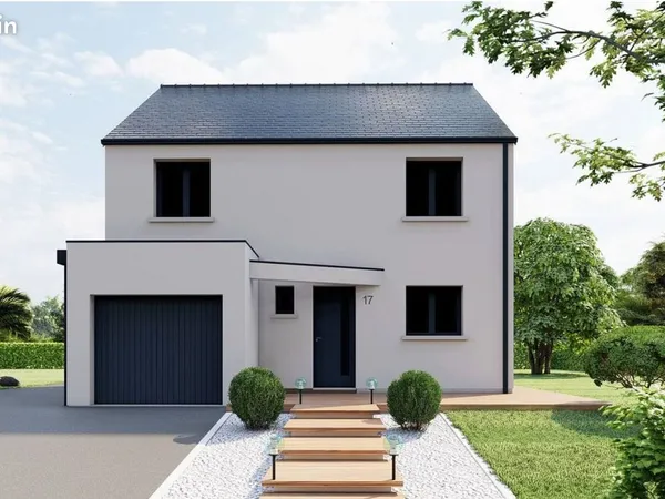 Projet de construction d'une maison 99.57 m² avec terrain à TINTENIAC (35)
