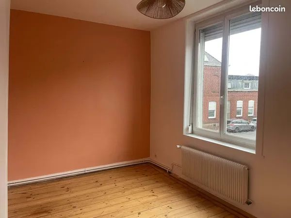 🏠 à louer - maison 3 chambres + grand bureau/dressing - tourcoing (brun pain) 🏠