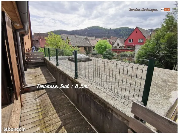 🏡 kaysersberg - maison alsacienne f5/6 de 121 m² - fort potentiel