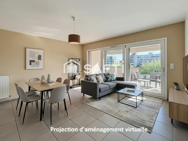Tout à pied, terrasse, ascenseur et garage !