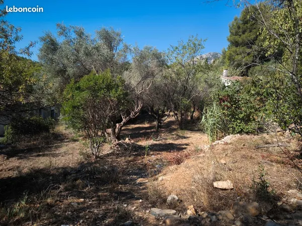Terrain constructible 483 m² - Le Revest - Plein sud