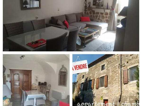 Appartement Gîtes a vendre à Casteljau en sud Ardèche