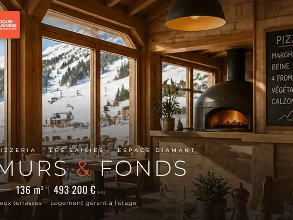 AV murs et fonds restaurant-pizzeria aux Saisies