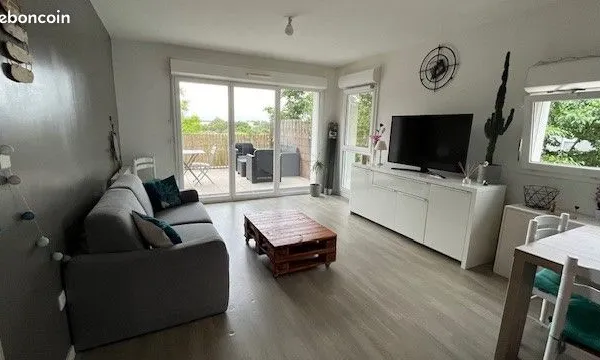 Appartement meublé 50m² proche des Chantiers de l'Atlantique, Airbus, CHU et plage