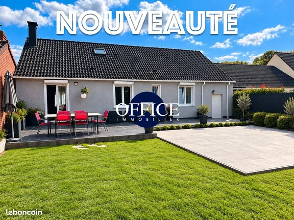 Lens plain pied individuel garage jardin 2 ch poss 3