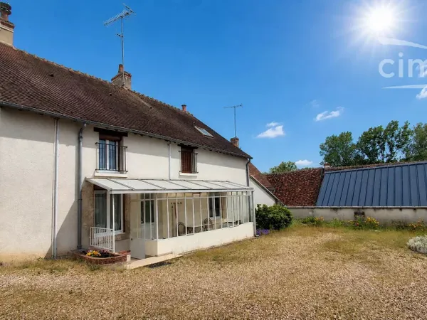 A VENDRE, Huisseau sur Cosson, maison composée de 2 chambres + 1 bureau