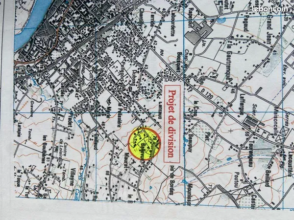 Vente terrain zone naturelle