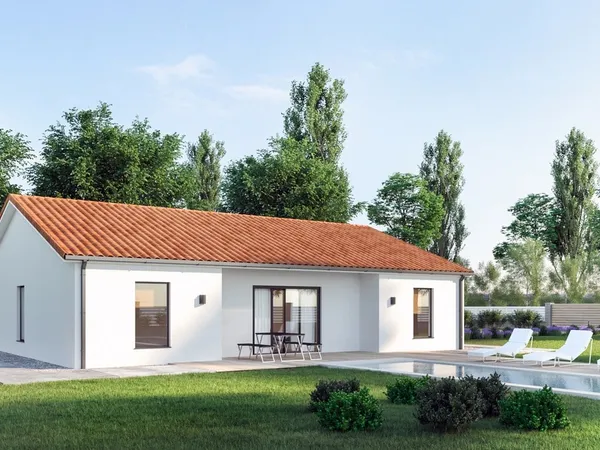 Terrain + maison 80 m²