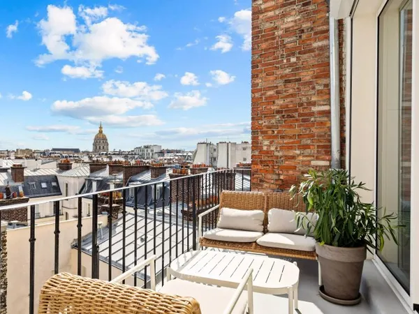 Paris VIIe - Gros Caillou - Duplex derniers étages - Vues dégagées et terrasses