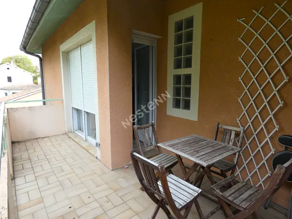 Toulouse L'Ormeau 31400 Agréable T2 Meublé entièrement rénové 37.72m² ,terrassede 6m², place de park
