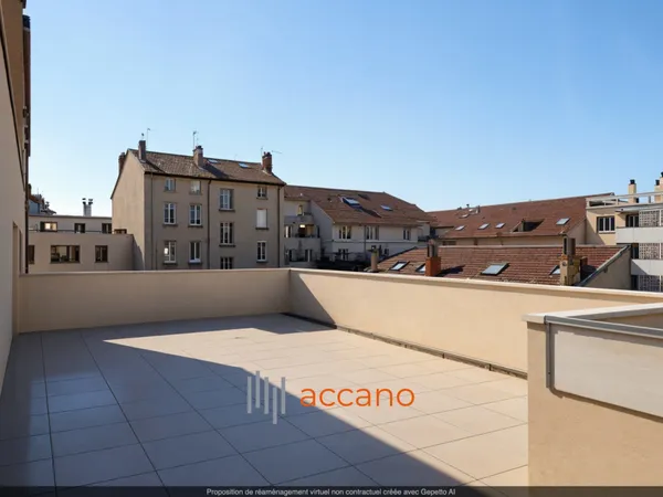 Dernier étage avec terrasse de rêve