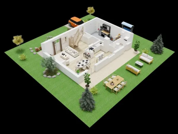 Maison neuve 5 pièces 98 m²