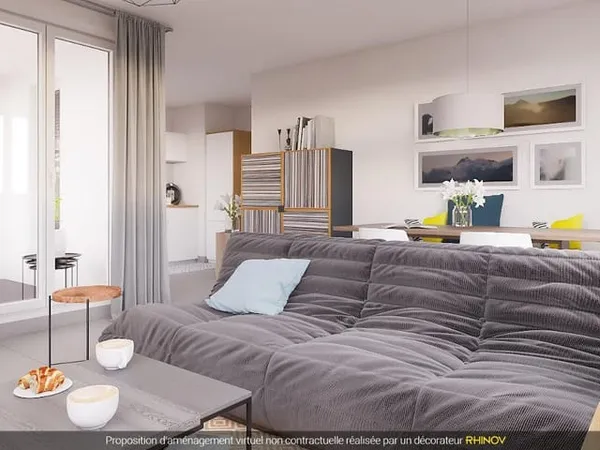 Appartement 3 pièces 59 m²