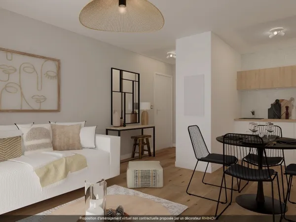 Appartement 3 pièces 64 m²
