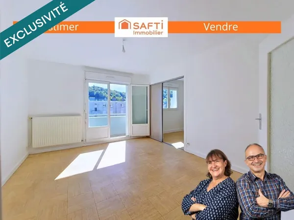 T4 lumineux, 3 chambres, dernier étage