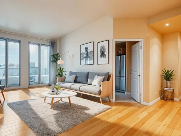 Très au calme, T3/4 de 83 m² baigné de lumière