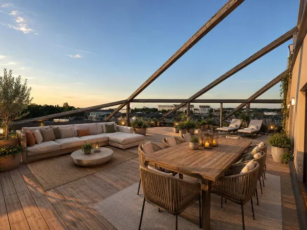 L'une des plus grandes terrasses de Bordeaux - 192 m² !*