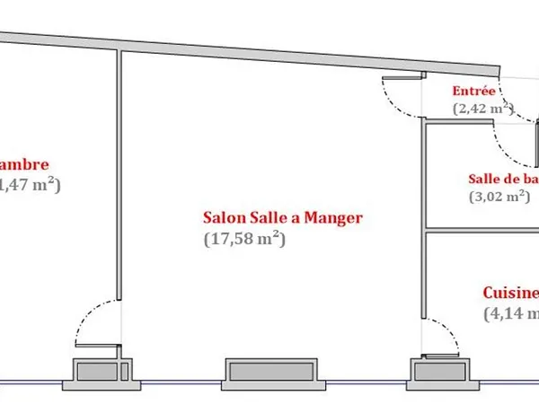 Appartement à vendre - Levallois Perret - 39m2