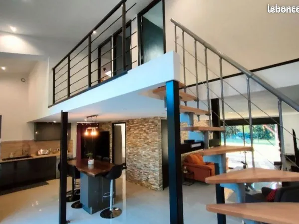 Maison meublée 3 chambres jardin