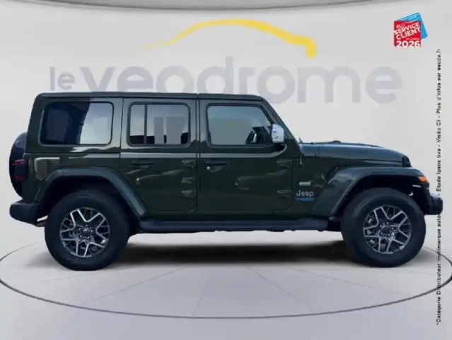 Jeep Wrangler unlimited 2.0 t 380ch 4xe overland command-trac my23 — photo 4