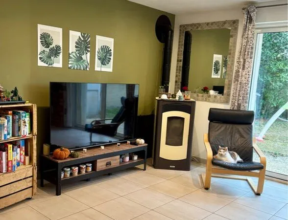 Maison 118 m² - 4 chambres, bureau et jardin