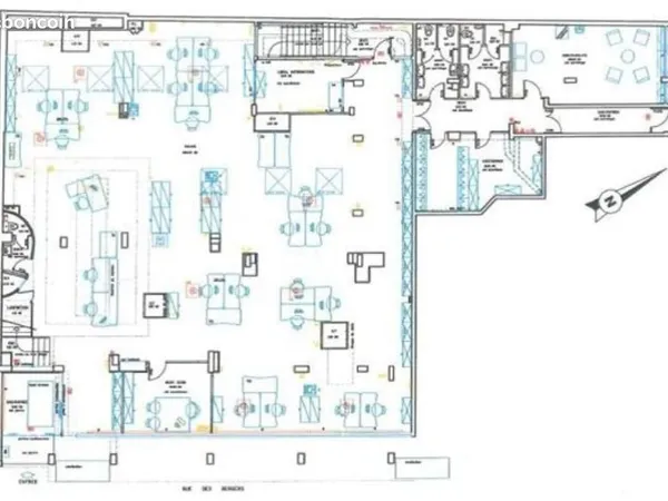 Bureaux 536 m²