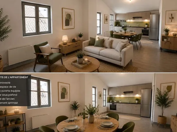 Appartement 3 pièces 69 m²