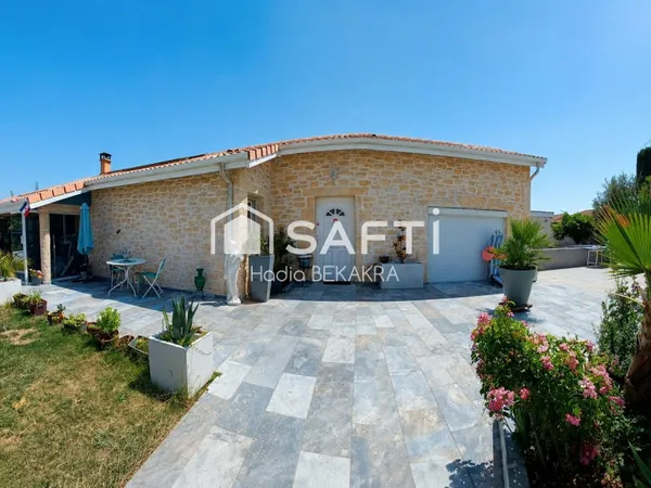 MAISON FAMILIALE - 100 m² - 4 CHAMBRES - TERRAIN 528 m² - SAINT-RAMBERT-D'ALBON