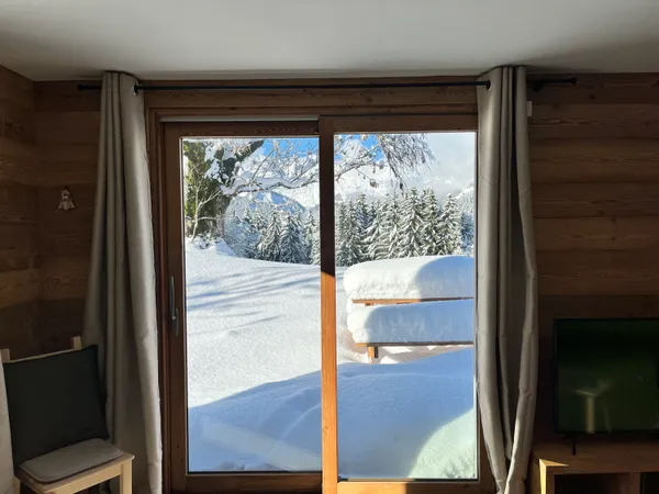 Bel appartement 65m² rdjardin COSY sans vis a vis vue Aravis
