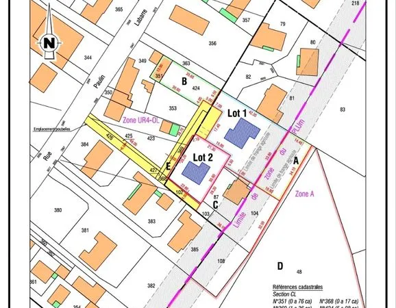 Terrain 3530m²