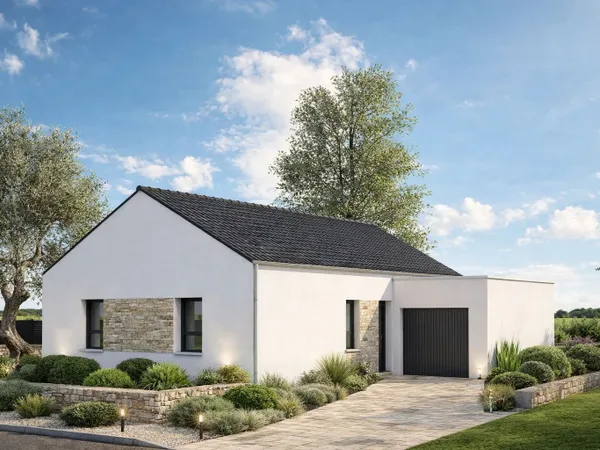 Terrain + maison 90 m²