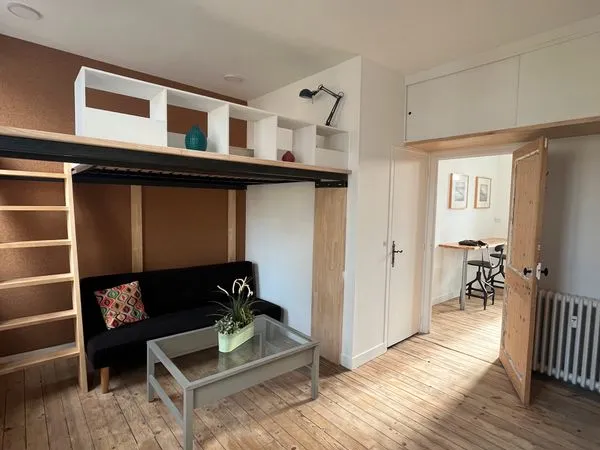 Appartement 1 piece 20m2 caen centre
