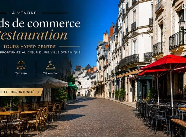 Fonds de commerce restauration rapide - Tours centre