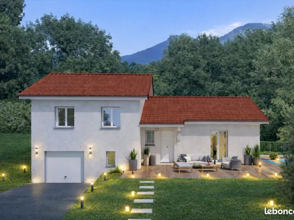 Projet de construction d'une maison 96 m² avec terrain de 438m² à QUAIX-EN-CHARTREUSE (38)