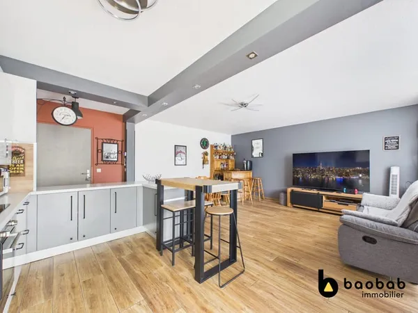 Appartement T3 - Meublé - Terrasse - Jardin - Cave - Saint-Alba