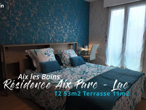 T2 meublé 4* : résidence-aix-parc-lac Nov 2026