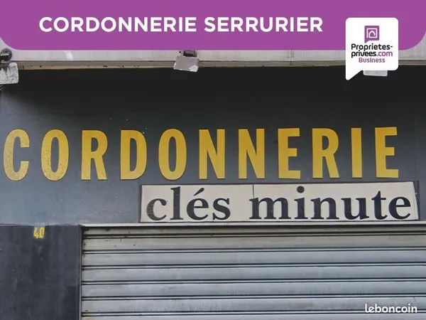 Fonds de commerce maroquinerie 35 m²