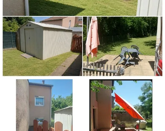 Maison mitoyenne sur un côté
