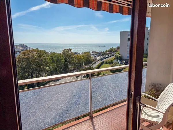 Le Havre Jardins Suspendus - Appartement vue mer de 134 m2 4 chambres, piscine, garage, parking