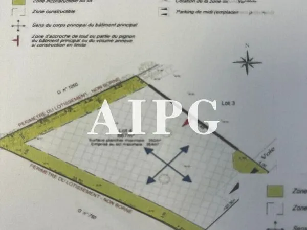 Terrain 887 m² SAINT QUAY PORTRIEUX