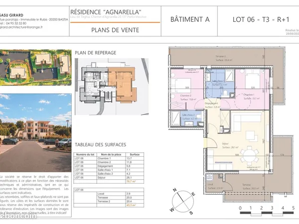 Appartement T3 neuf résidence SUARINA