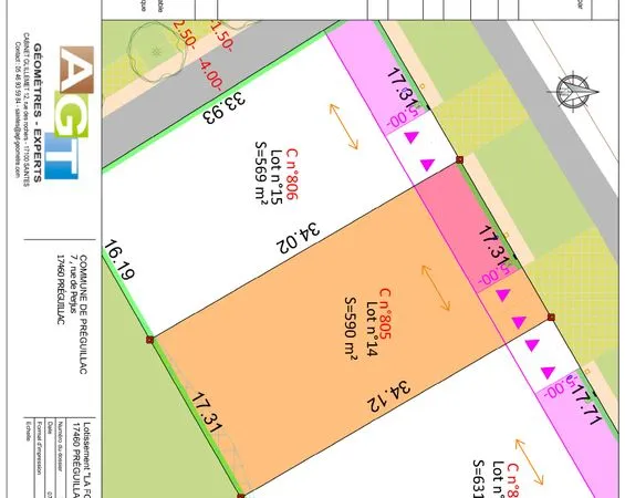 Vente de terrain à construire