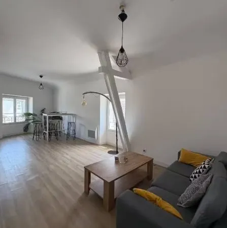 APPARTEMENT T3 MEUBLÉ DE 48 M² - NANTES - SECTEUR JULES VERNE - 2 CHAMBRES - DISPONIBLE PROCHAINEMEN