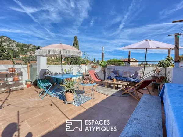 Duplex avec terrasse proche centre-ville