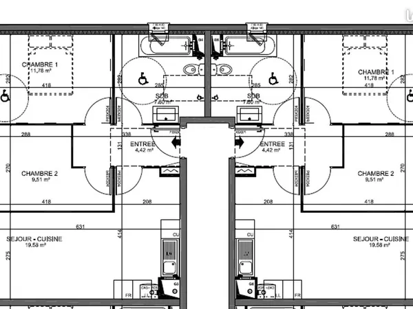Spécial investisseur lot 2 appartements Melun gare